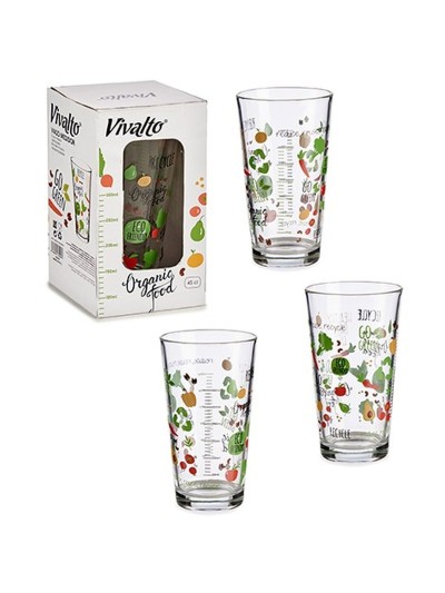 Vaso medidor Organic Vidrio 456 ml (36 Unidades)