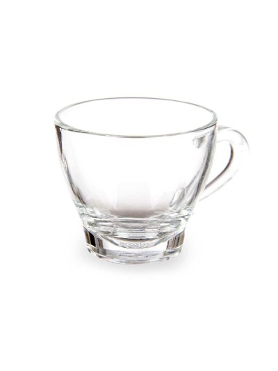 Ensemble de tasses à café Transparent verre 80 ml (24 Unités)