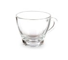 Piece Coffee Cup Set Transparent Glass 80 ml (24 Units)
