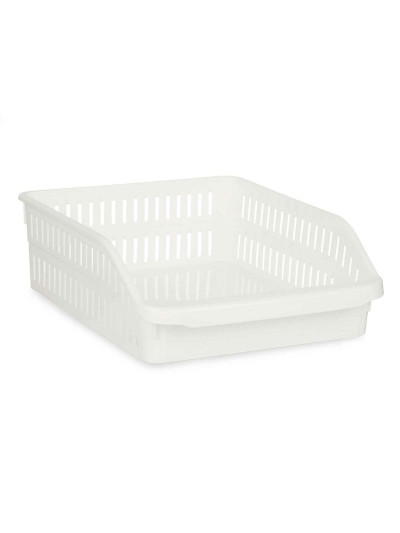 Fridge Organiser White Plastic 26 x 9,3 x 30,5 cm (24 Units)