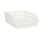Fridge Organiser White Plastic 26 x 9,3 x 30,5 cm (24 Units)