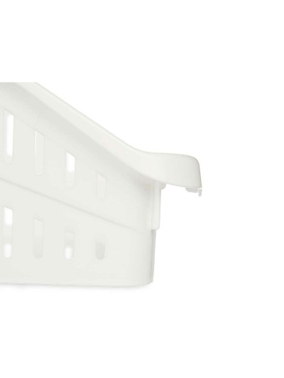 Fridge Organiser White Plastic 26 x 9,3 x 30,5 cm (24 Units)