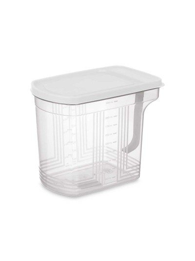 Organizador para Nevera Gris Transparente Plástico 2,5 L 20,5 x 17 x 13 cm (24 Unidades)