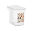 Fridge Organiser Grey Transparent Plastic 2,5 L 20,5 x 17 x 13 cm (24 Units)