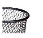 Basket for Presenting Aperitifs Black Metal 16 x 11,5 x 8 cm (12 Units)