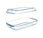Tray with lid Borcam Transparent Borosilicate Glass 1,9 L (4 Units)