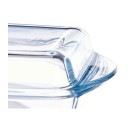 Plateau avec couvercle Borcam Transparent Verre Borosilicaté 1,9 L (4 Unités)