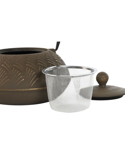 Teapot Home ESPRIT Brown Black Stainless steel Iron 900 ml (2 Units)