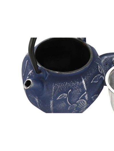 Teapot Home ESPRIT Blue White Stainless steel Iron 600 ml (2 Units)