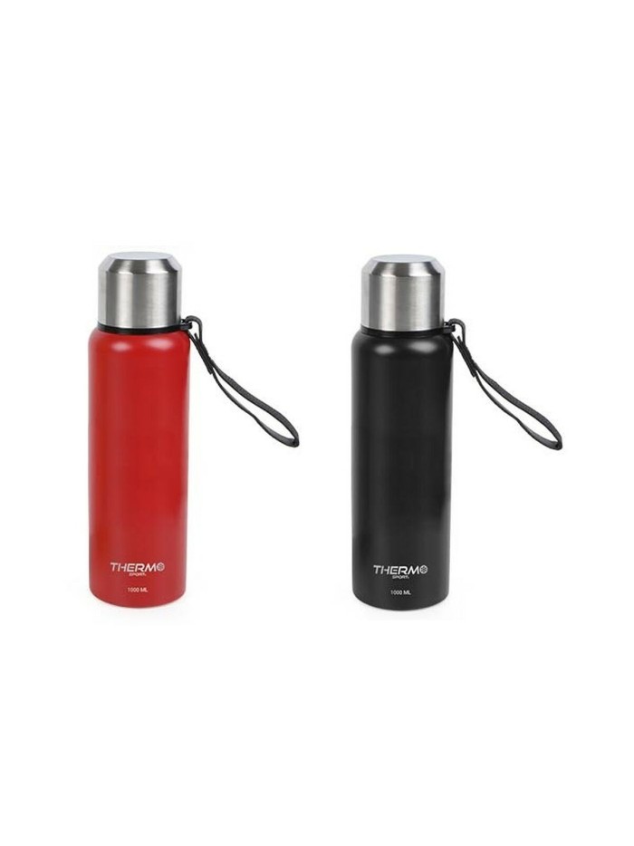 Travel thermos flask ThermoSport Stainless steel 1 L