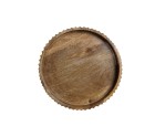 Snack tray DKD Home Decor Dark brown Mango wood 30 x 30 x 5 cm
