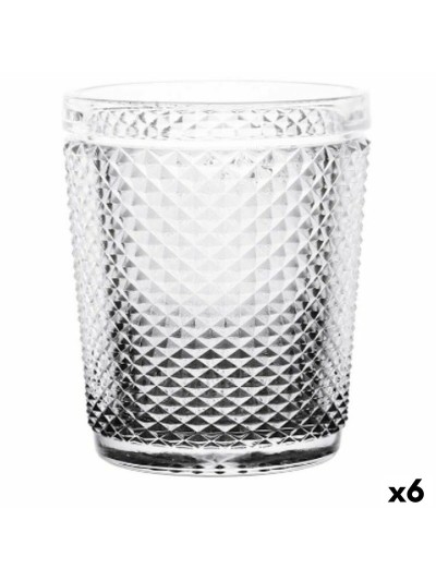 Verre Diamant Transparent Anthracite verre 300 ml (6 Unités)