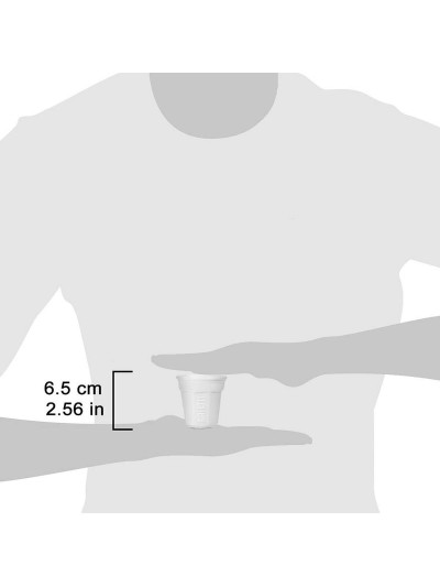 Set of glasses Bialetti espresso White Porcelain 60 ml (6 Units)