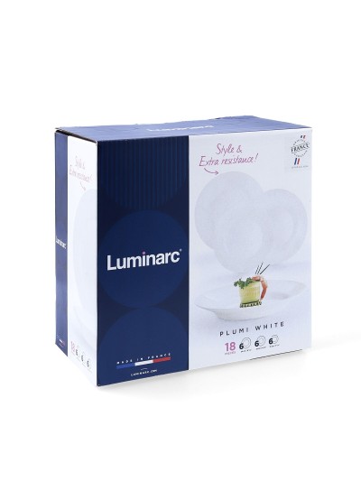Tableware Luminarc Plumi Multicolour Glass 18 Pieces