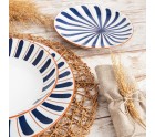 Tableware Bidasoa Oceanika Blue Ceramic 18 Pieces