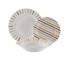 Assiettes Versa Jasper Porcelaine 18 Pièces