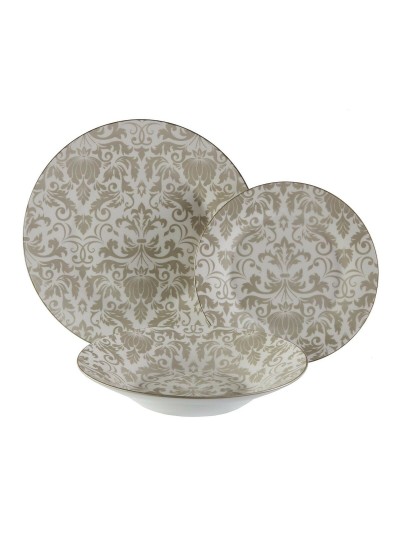 Vajilla Versa Damasco Porcelana 18 Piezas