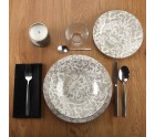 Tableware Versa Damasco Porcelain 18 Pieces