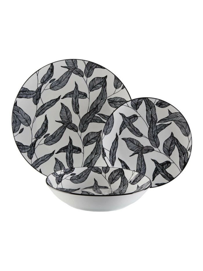 Assietes Versa Jill 18 Pièces Porcelaine