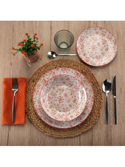 Assiettes Versa Lina Porcelaine 18 Pièces