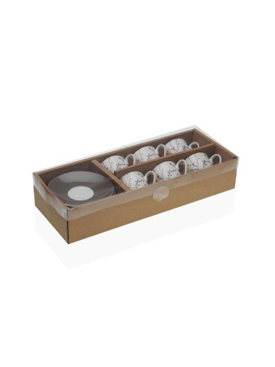 6 Piece Coffee Cup Set Versa Balbec Porcelain