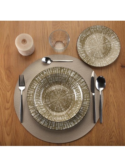 Assiettes Versa Everly Porcelaine 18 Pièces