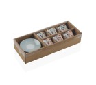 Juego de 6 Tazas de Café Versa Jacinta Porcelana