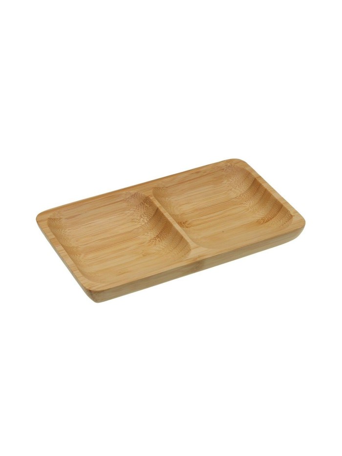 Snack tray Versa Bamboo 10 x 2 x 17,5 cm