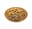 Snack tray Versa Bamboo 25 x 2 x 25 cm