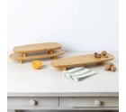 Snack tray Bidasoa Bambu Brown Wood 36 x 15,5 x 4,8 cm