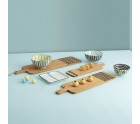 Serving board Bidasoa Zigzag Brown Wood 55 x 16 x 1 cm