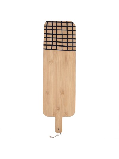 Serving board Bidasoa Zigzag Brown Wood 55 x 16 x 1 cm