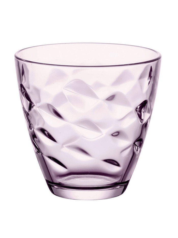 Set de Vasos Bormioli Rocco Flora Rosa Vidrio 260 ml 6 Unidades