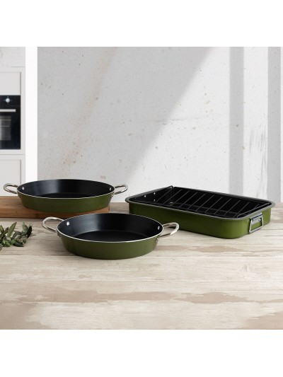 Rustidera Quid Naturalia Rejilla Verde Metal 42 x 30,5 x 6,3 cm