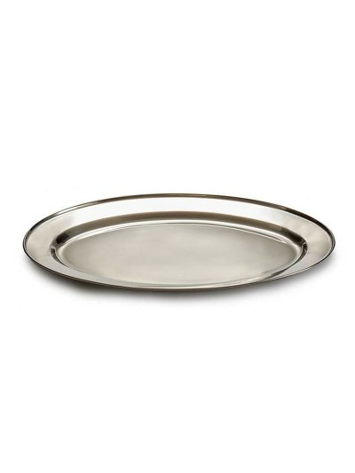 Tray Silver Stainless steel 30 x 2 x 20 cm (24 Units)