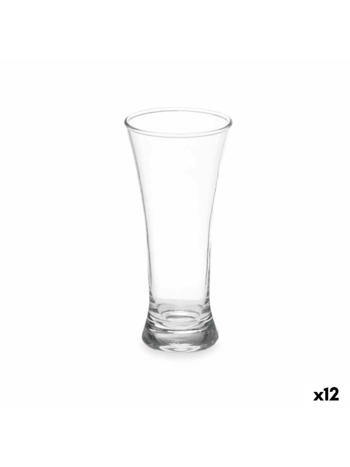 Vaso Cónico Transparente Vidrio 320 ml (12 Unidades)