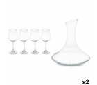 Jug and glasses set 420 ml 1,8 L (2 Units)