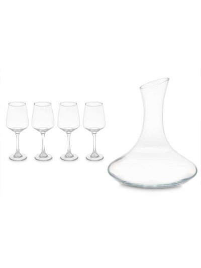 Jug and glasses set 420 ml 1,8 L (2 Units)