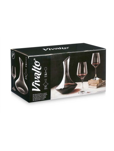 Set de jarra con vasos 420 ml 1,8 L (2 Unidades)