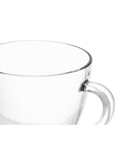 Taza Transparente Vidrio 280 ml (24 Unidades)