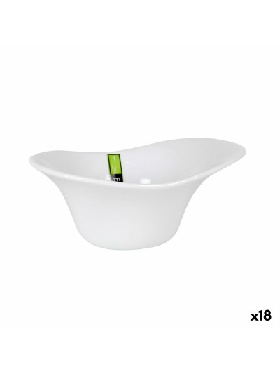 Cuenco La Mediterránea Yummy Blanco 18,4 x 13 x 7,3 cm (18 Unidades)