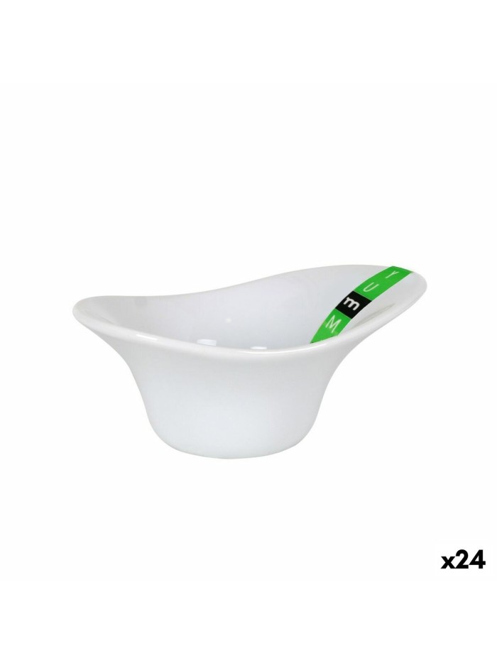 Bowl La Mediterránea Yummy White 13 x 8,3 x 5,7 cm (24 Units)