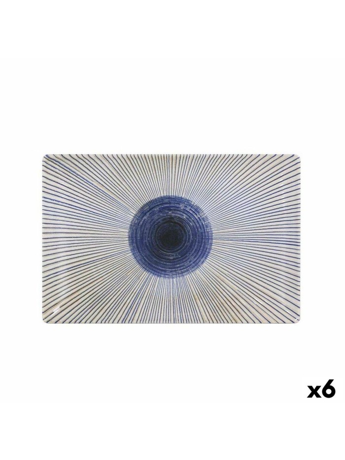 Serving Platter La Mediterránea Irys Rectangular 30 x 20 x 2,5 cm (6 Units)