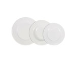 Set de Vajilla La Mediterránea Aneto Blanco Redonda 12 Piezas (2 Unidades)