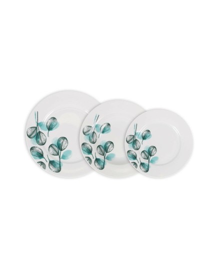 Dinnerware Set La Mediterránea Imagine Circular 18 Pieces (2 Units)