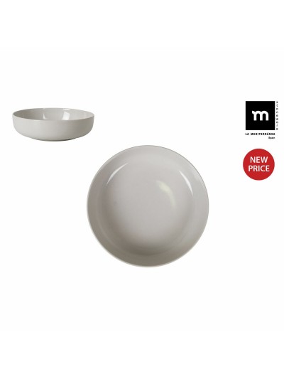 Plato Hondo La Mediterránea Ivory (12 Unidades)