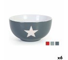 Cuenco Home Style Star 525 ml Cerámica (6 Unidades)