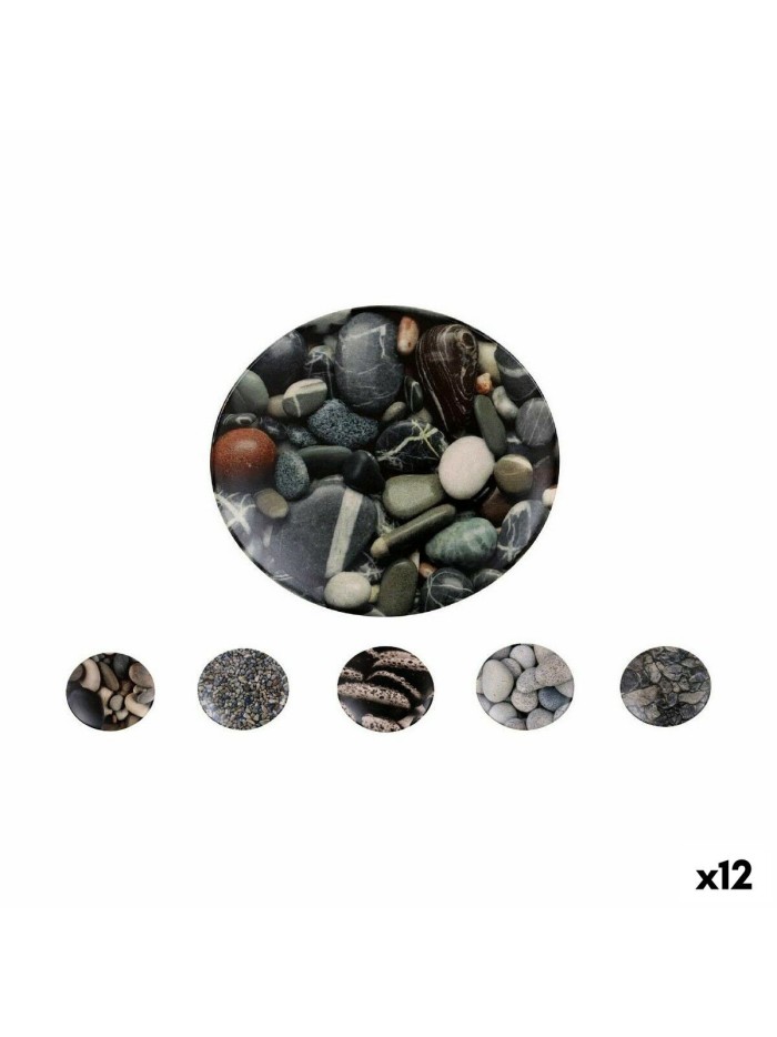 Flat Plate Inde Apolo Oval 21 x 19 cm 21 x 19 x 2 cm (12 Units)