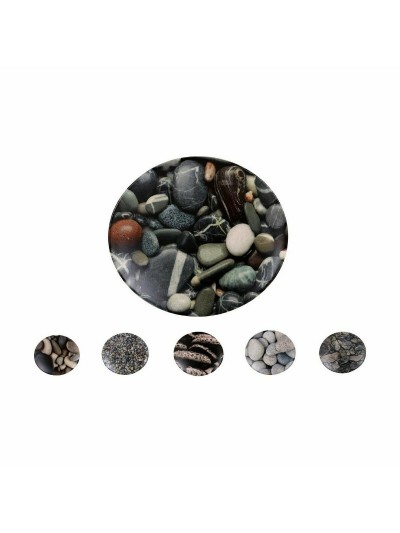 Flat Plate Inde Apolo Oval 21 x 19 cm 21 x 19 x 2 cm (12 Units)