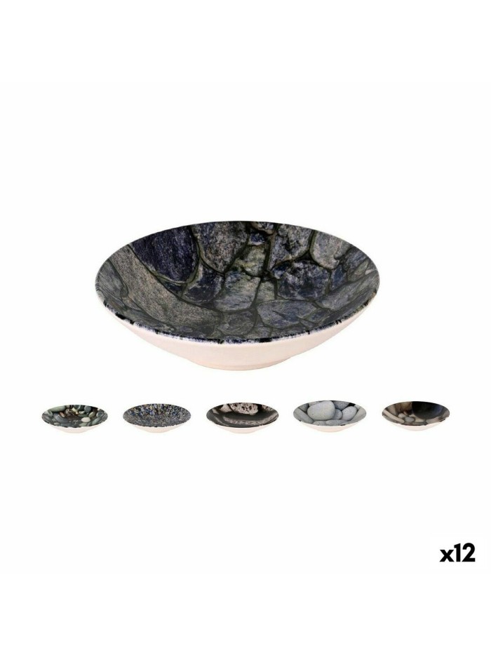 Assiette creuse Inde Apolo 22 x 5 cm (12 Unités)